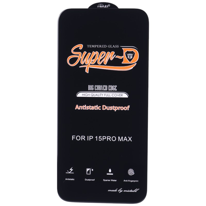 گلس  آنتی استاتیک میتوبلSuper D آیفون iPhone 15 Pro Max
