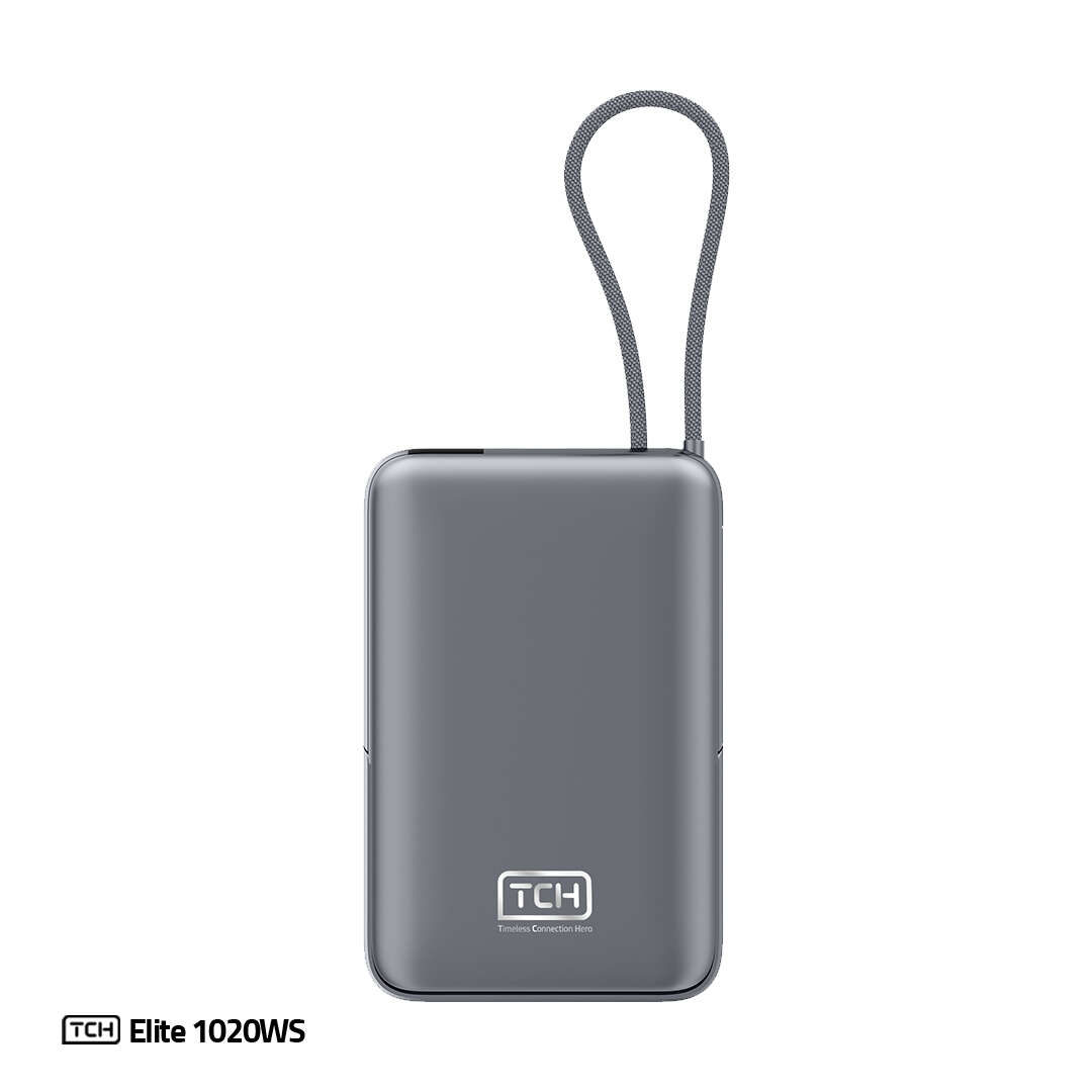 پاوربانک تی سی اچ مدل Elite 1020WS ظرفیت 10000 میلی آمپر ساعت توان 22.5 وات